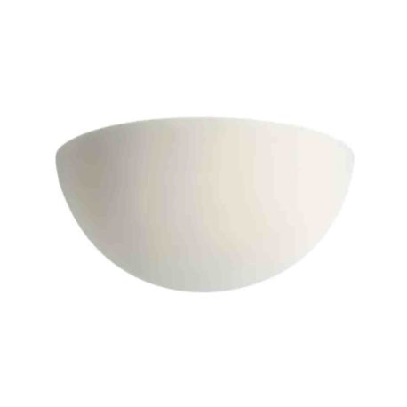 Applique murale en plâtre Domino S7-P Aric - 17W - 4000K - Blanc - Avec ampoule