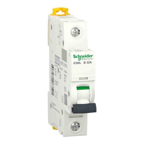 Disjoncteur 32A iC60L Acti9 Schneider - 1P - Courbe B - IP20 - 20kA