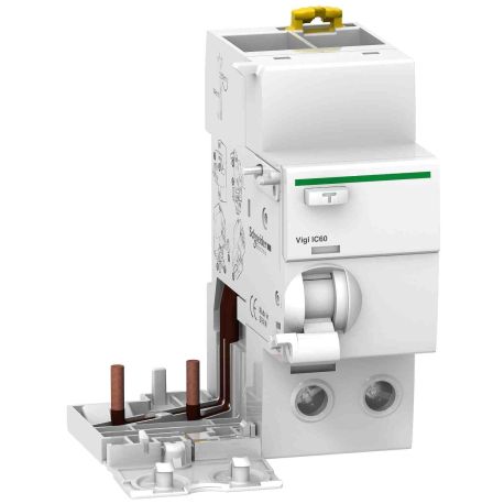 Bloc différentiel 63A Acti9 Vigi iC60 Schneider - Type A-SI - 2P - 30m - 400-415V