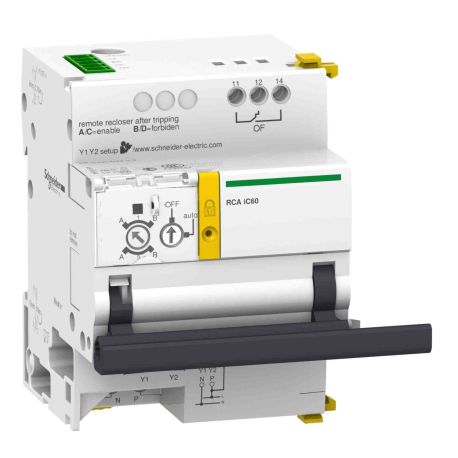 Télécommande RCA Acti 9 Schneider - 230V - Pour disjoncteur iC60 1P, 1P+N, 2P - Avec interface Ti24