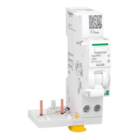 Module détecteur arc différentiel connecté Acti9 Active iC60 Schneider - 30mA - Type ASI - 2P - 25A