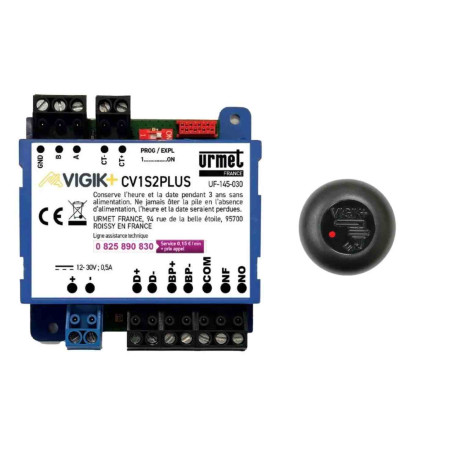 Kit centrale 1 porte CV1S2PLUS Vigik+ avec lecteur T25PLUS Urmet