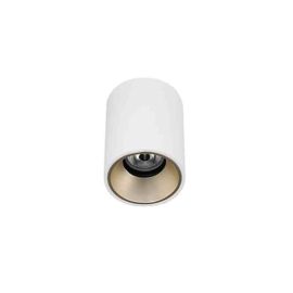 Plafonnier LED Happy 1 Indigo - 7W - 3000K - Blanc mat/ Champagne - Dimmable