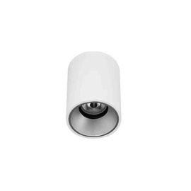Plafonnier LED Happy 1 Indigo - 7W - 3000K - Blanc mat/ Argent - Dimmable