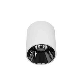 Plafonnier LED Happy 2 Indigo - 13W - 3000K - Blanc mat/ Chrome noir - Dimmable