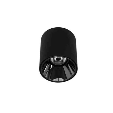 Plafonnier LED Happy 2 Indigo - 13W - 3000K - Noir mat/ Chrome noir - Dimmable