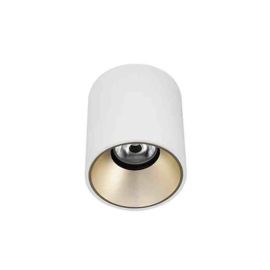 Plafonnier LED Happy 2 Indigo - 13W - 3000K - Blanc mat/ Champagne - Dimmable