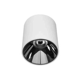 Plafonnier LED Happy 3 Indigo - 18W - 3000K - Blanc mat/ Chrome noir - Dimmable