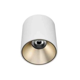 Plafonnier LED Happy 3 Indigo - 18W - 3000K - Blanc mat/ Champagne - Dimmable