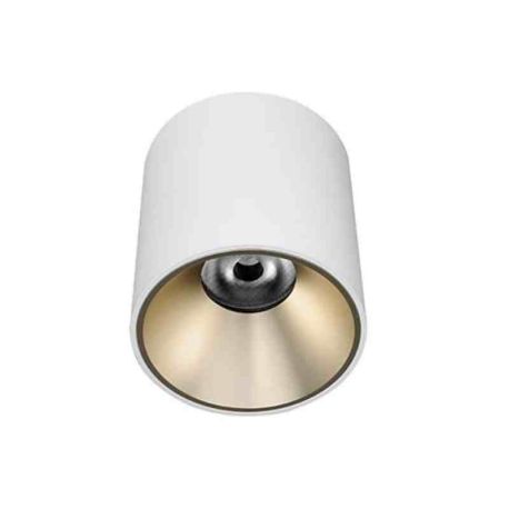 Plafonnier LED Happy 3 Indigo - 18W - 3000K - Blanc mat/ Champagne - Dimmable