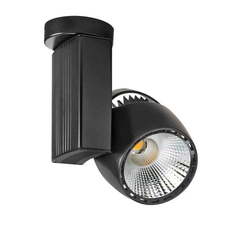 Projecteur LED sur patère Ikar 01 Aric - Faisceau 65° - 42W - 3000K - Noir - Non dimmable