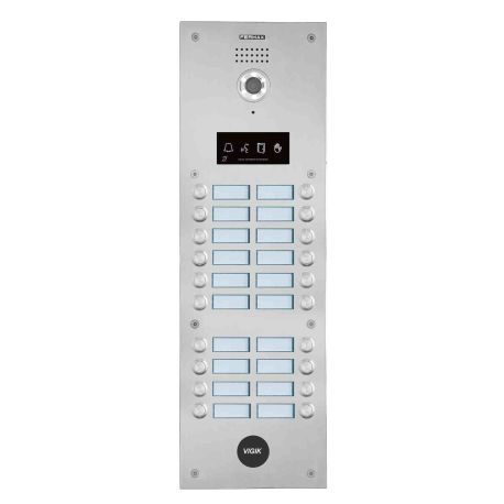 Platine de rue vidéo 220 Marine Dial DUOX PLUS Fermax - 20 boutons - Agrément PMR - Inox