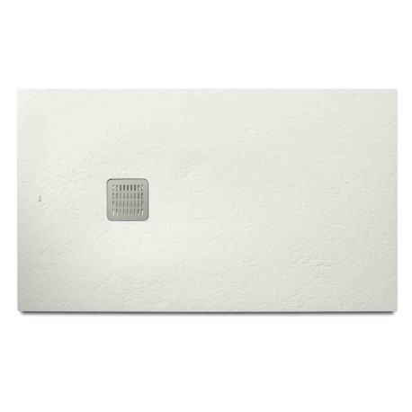 Receveur de douche Polo Plus en stonex Roca - 120x80cm - Sans vidage - Blanc