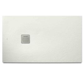 Receveur de douche Polo Plus en stonex Roca - 140x80cm - Sans vidage - Blanc