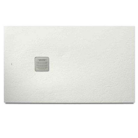 Receveur de douche Polo Plus en stonex Roca - 140x80cm - Sans vidage - Blanc