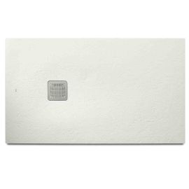 Receveur de douche Polo Plus en stonex Roca - 140x90cm - Sans vidage - Blanc