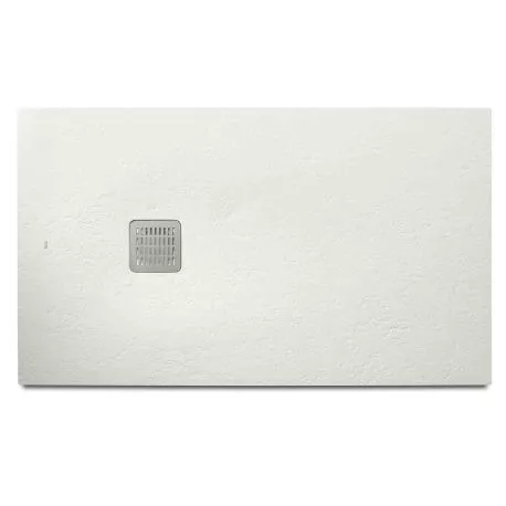 Receveur de douche Polo Plus en stonex Roca - 120x90cm - Sans vidage -  Blanc