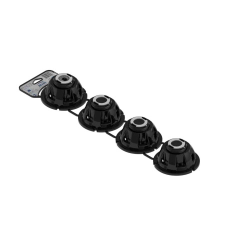 Lot de 4 pieds ajustables pour receveur de douche Bemis - H.53-92cm - 450kg max