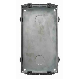Boite d'encastrement 2 modules Urmet - Pour plaque Sinthesi Steel - Métal