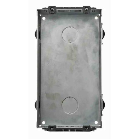 Boite d'encastrement 2 modules Urmet - Pour plaque Sinthesi Steel - Métal