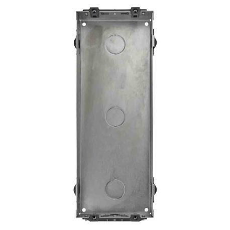 Boite d'encastrement 3 modules Urmet - Pour plaque Sinthesi Steel - Métal