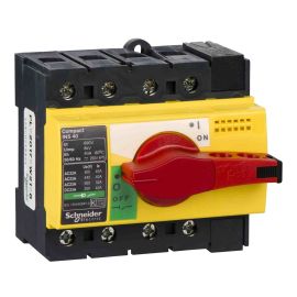 Interrupteur sectionneur ComPact INS Schneider - 4P - 40A - Poignée rouge