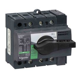 Interrupteur sectionneur ComPact INS Schneider - 3P - 40A - Poignée noire