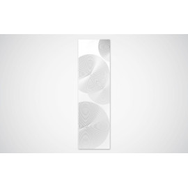 Radiateur électrique design Atlantic Irisium Serenity connecté - Blanc - Vertical - 1500W