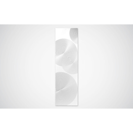 Radiateur électrique design Atlantic Irisium Serenity connecté - Blanc - Vertical - 1500W