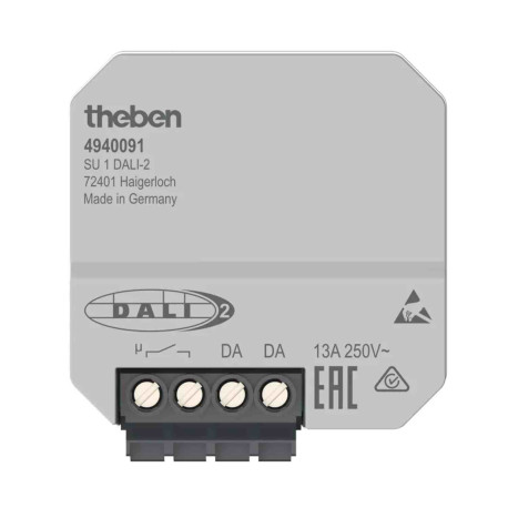 Relais DALI-2 Theben - Encastré - 1 canal - IP20
