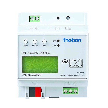 Passerelle DALI/ KNX Theben - 1 Canal - 100/240V - IP20