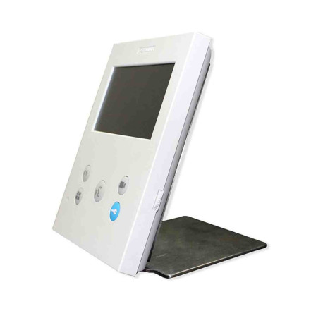 Support bureau Fermax - Pour moniteur VEO-XS - Acier inoxydable