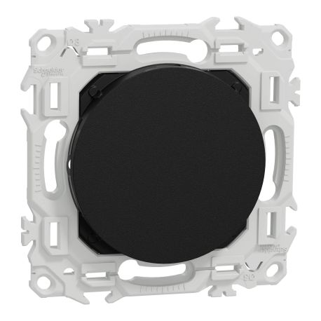 Obturateur Odace Schneider Electric - Noir