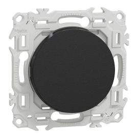 Va-et-Vient / Interrupteur / Poussoir Odace Schneider Electric - Noir