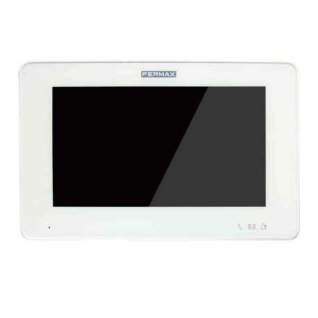 Moniteur vidéo tactile NEO PoE Fermax - Écran 7" - 12Vcc - Blanc