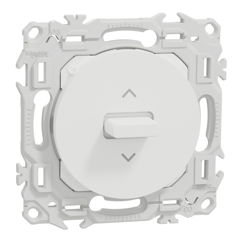 Schneider Electric Odace + Blanc - Commande Générale PlusLink 4 Groupes 3 Fils S520564
