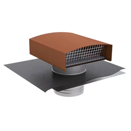 Chapeau de toiture CT 160 Atlantic - ø160mm - Rouge