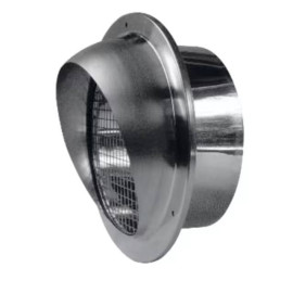 Prise d'air murale ME INOX 160 light Atlantic - ø160mm