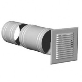 Grille aluminium de prise et rejet d'air PAF160 - Diamètre 160mm