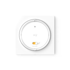 Commande 1 canal Amy 1 RS100 io Somfy - Avec cadre et plaque - Blanc