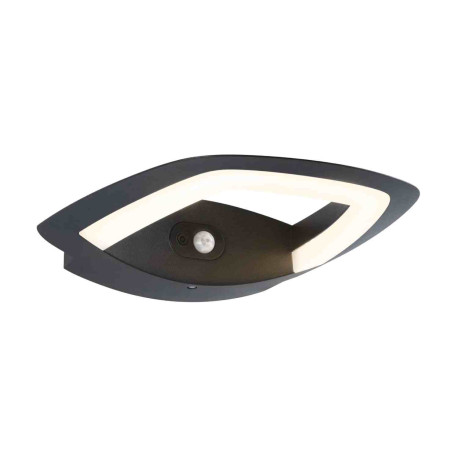 Applique LED extérieure Akena Paulmann - Avec détecteur - 11W - 3000K - IP44 - Anthracite