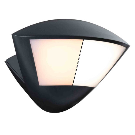 Applique LED connectée Skyla Paulmann - Avec détecteur - Zigbee 3.0 - 10W - CCT - IP44 - Anthracite