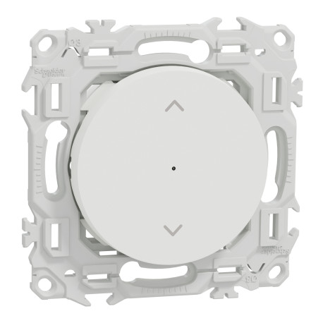 Interrupteur connecté pour volets-roulants Odace Schneider Electric - 4A Zigbee - Blanc