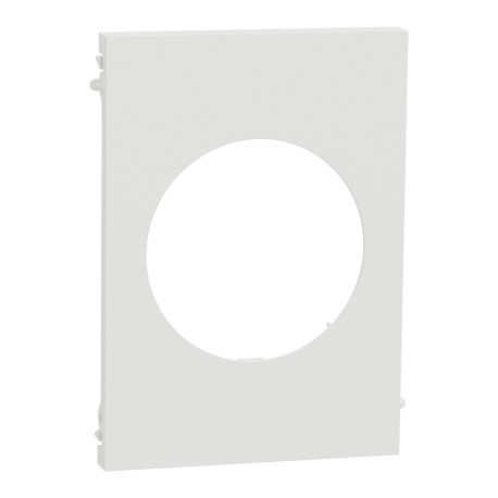Plaque Odace Architecte Schneider Electric - 1 poste - Centrale - Blanc Craie