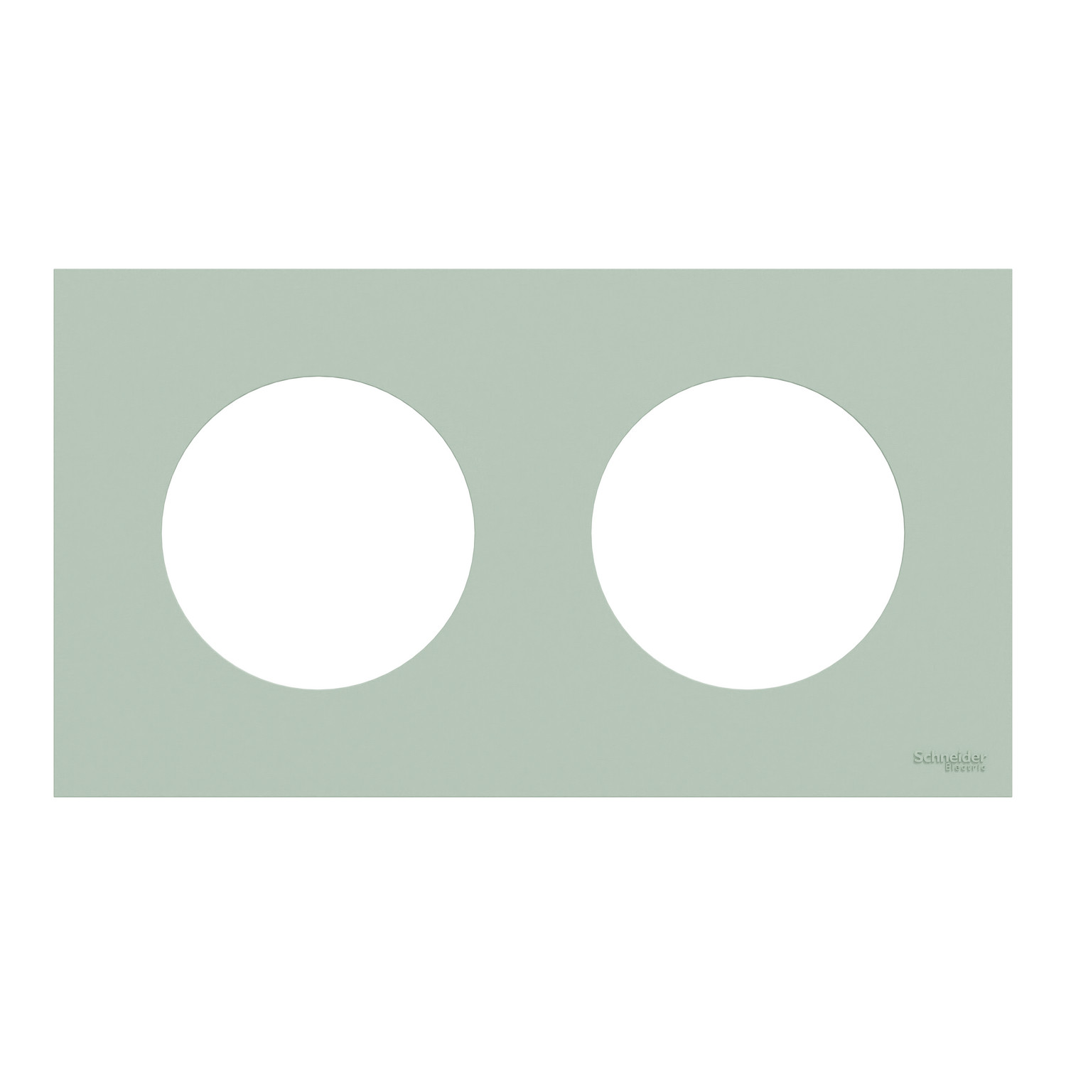 Plaque Double Horizontale Legrand XELIO, Laque Vert, Modèle 85227 – 852 27 SAGANE