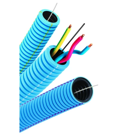 Gaine blindée pré-câblée Prefilzen+ 3G2,5 BNV/J avec fil semi-conducteur 20mm