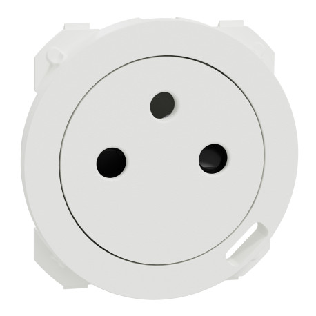 Enjoliveur pour prise affleurante et chargeur USB-C Odace Schneider Electric - Blanc craie