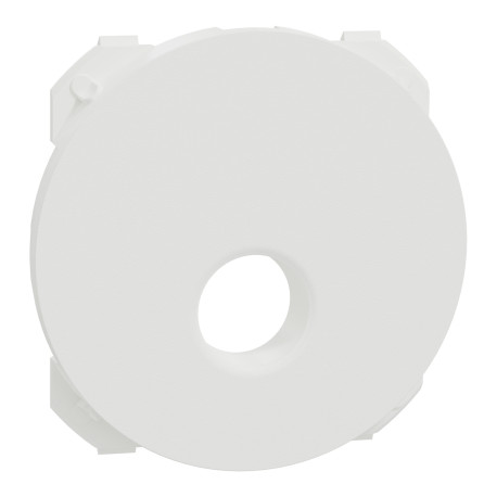 Enjoliveur pour prise TV Odace Schneider Electric - Blanc craie