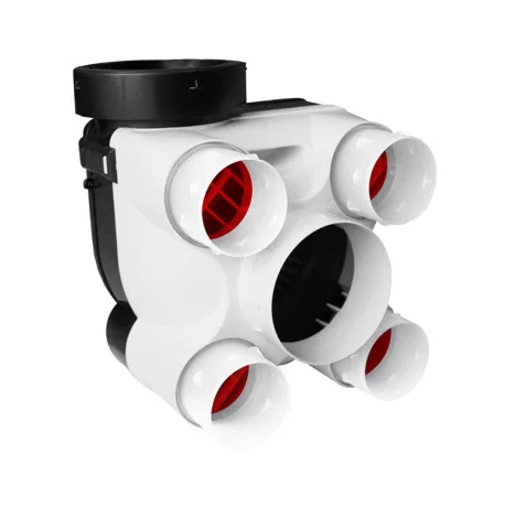 Caisson HA/HB VMC Ecowatt 2+ S&P Unelvent - 4 sanitaires