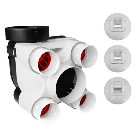 Kit Caisson HA/HB VMC Ecowatt 2+ S&P Unelvent - 4 sanitaires